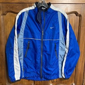 Nike | Active Running Zipper Jacket | Size Medium | Blue & White